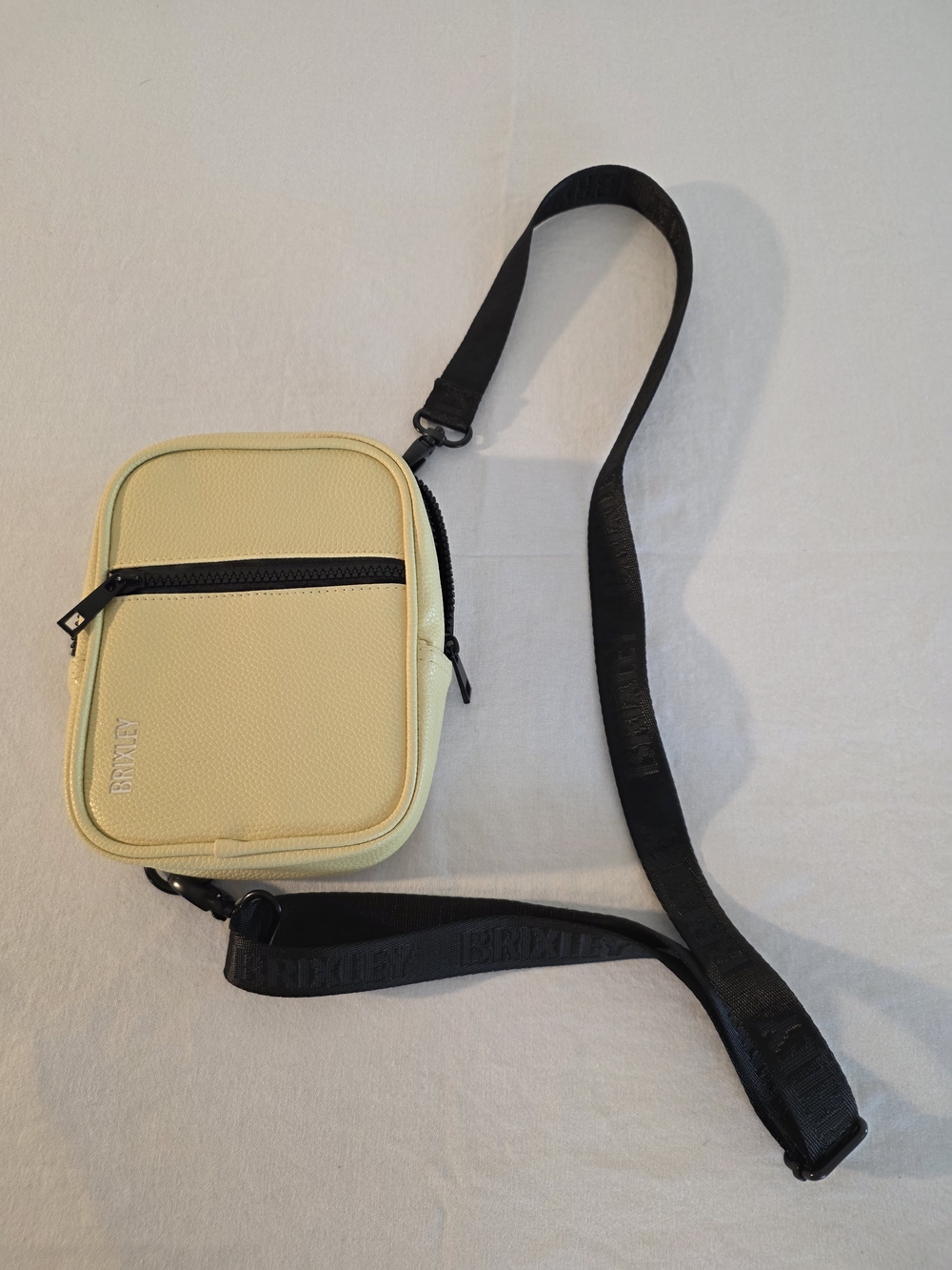 BRIXLEY Yellow Crossbody Sling Bag.